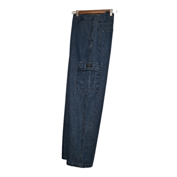 Wrangler Men's Jeans #70LGWDS Relaxed Cargo Size 36x32 Medium Stonewash Denim - Picture 4 of 14